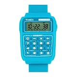 Timex T2N190 Retro Calculator Watch - Nigel Blue