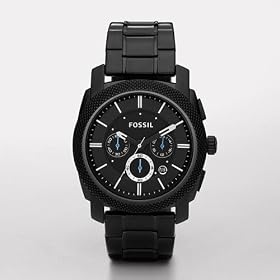 Fossil Chronograph Black Dial Watch