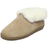 Old Friend Womens Wide Faux Shearling Slipper