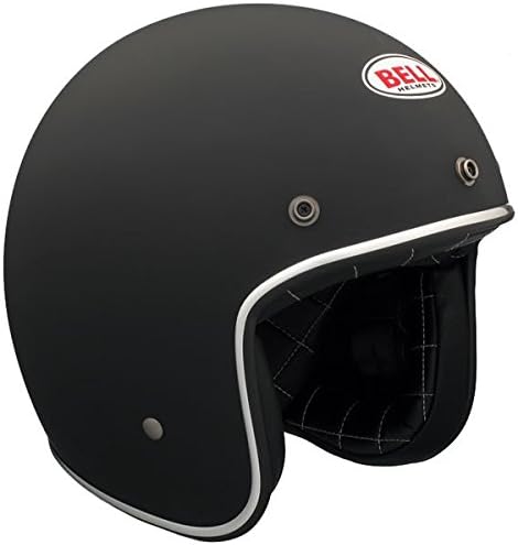 Bell Custom 500 Solid Open Face Helmet Black Flake XS