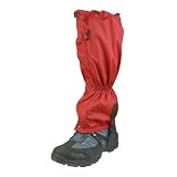 HIGHLANDER WALKING/HIKING WATEPROOF BOOT GAITERS RED
