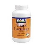 Now Foods Shark Cartilage 750mg, 300 Capsules