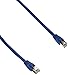 Monoprice 14-Feet 24AWG Cat6A 500MHz STP Ethernet Bare Copper Network Cable, Blue (105903)