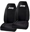 Plasticolor 6563R01 Jeep Logo Front Bucket Seat Covers - One Pair