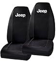 Plasticolor 6563R01 Jeep Logo Front Bucket Seat Covers - One Pair
