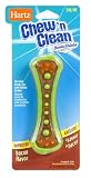 Hartz Chew N' Clean Assorted Colors Dental Duo Toy and Edible Dog Chew, Small