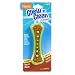 Hartz Chew N' Clean Assorted Colors Dental Duo Toy and Edible Dog Chew, Small