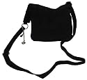 Cheeky Ladies Cross Body Canvas Bag - Black