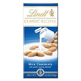 LINDT: Milk Chocolate w/Almonds Classic Recipe Bar: 12 Count