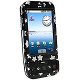Amzer Stars Snap On Crystal Hard Case for T-Mobile G1, HTC Dream (Black)