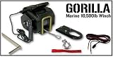 Gorilla 10,500lb Electric Marine Boat Trailer Winch SR by Gorilla Winches