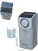 Techko SO93 Outdoor Magnetic Sensor Door Entry Alarm/Chime, Solar Powered