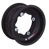 4 115 G-Force XC Aluminum Wheel 9X8 3.0 + 5.0 Matte Black ARCTIC CAT YAMAHA by G-FORCE Racing Gear