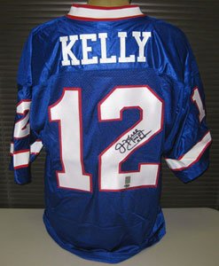 Jim Kelly Signed Buffalo Bills Custom Jersey - HOF
