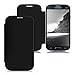 kwmobile Practical and chic FLIP COVER case for Samsung Galaxy Grand Neo / Grand Duos in Black