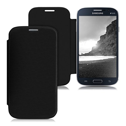 kwmobile Practical and chic FLIP COVER case for Samsung Galaxy Grand Neo / Grand Duos in Black