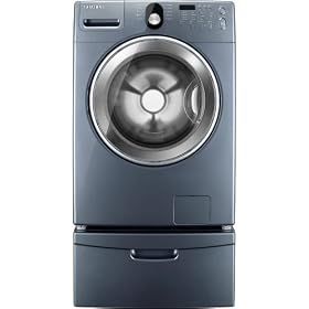 Samsung : WF218ANB 4.0 cu. ft. Front Load Washer - Breakwater Blue