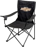 On The Edge Marketing OTE-810026 Chevrolet Bowtie Black Folding Chair by On The Edge Marketing