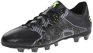adidas Performance Men's X 15.4 Soccer Shoe, Core Black/Solar Yellow/Night Metallic F13, 12 M US