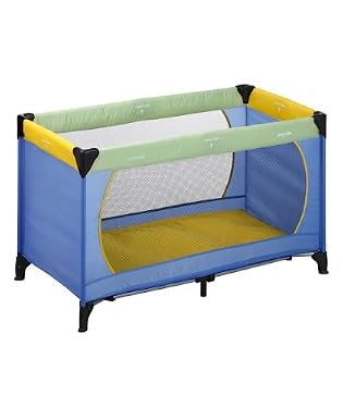 dream 'n play travel cot - ocean blue