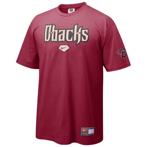 Nike Arizona Diamondbacks Crimson Practice T-shirt (Medium)