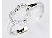 Signature Heart Cubic Zirconia Toe Ring SILVER