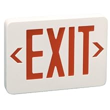 Preferred Industries E1025R LED Red Exit Sign