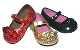 Infant & Toddler Girls Sequin Bow Mary Janes Dress Shoes
