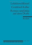 Romeo und Julia auf dem Dorfe - Lekt&uuml;reschl&uuml;ssel. - 