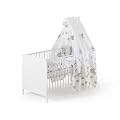 Schardt 0404002021/704 Komplettbett Markant 70x140 cm inklusiv Umbaukit , Matratze, Himmelstange und Bett-Set Capucine