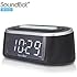 SoundBot SB1020 FM RADIO Bluetooth Wireless Speaker & Dual Alarm Clock for Music Streaming w/ FM Tuner, 2.1A USB Charging Output, 3.5mm AUX Line-In, LED Night Light