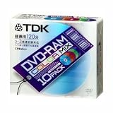 TDK 3倍速対応DVD-RAM 10枚パック DVD-RAM120CMX10U