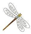 Dragonfly Indoor/Outdoor Wall D&eacute;cor