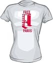 Free Paris Jail Cell Logo Women's Babydoll T Shirt Small thru XL in 4 Colors