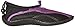 TECS Women's Aquasock Water Shoe (Purple/Black, 6)