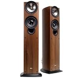 KEF iQ50WA Floor Standing Speaker (Single, Walnut)