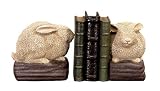 SI 91-2630 Pair Resting Rabbit Bookends