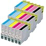 MoreInks T0807 - 3 Full Sets, 18 Item Multipack Compatible Ink Cartridges for Epson Stylus Photo PX700W PX800FW R265 R285 R360 RX560 RX585 RX595 RX680 RX685