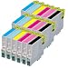 MoreInks T0807 - 3 Full Sets, 18 Item Multipack Compatible Ink Cartridges for Epson Stylus Photo PX700W PX800FW R265 R285 R360 RX560 RX585 RX595 RX680 RX685