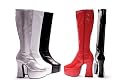 Ellie Shoes - 505-COOL, 4.75" Chunky Heel Stretch Knee High Boot in 5 Colors