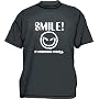 SMILE It Confuses People SMILEY FACE LOGO Men's tee Shirt in 12 colors Small thru 6XL