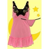 Betsey Johnson Pink Cheeks Vintage Babydoll and Thong - Final Sale! at Betsey Johnson