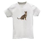Ocicat- Image - Juniors/Girly T-Shirt, White, Small