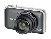 Canon PowerShot SX220 HS Digitalkamera (12 Megapixel, 14-fach opt. Zoom, 7,6 cm (3 Zoll) Display, Full HD, bildstabilisiert) grau