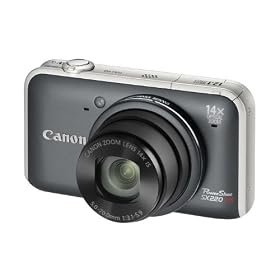 Canon - PowerShot SX220 HS - Appareil Photo Num�rique - 12,1 Mpix - Zoom optique 14x - Gris