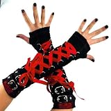 Poizen Armstulpen ORCHID black/red
