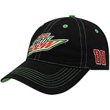 Dale Earnhardt Jr #88 NASCAR 2012 Black & Lime Contrast Stitch Hat