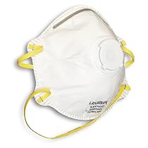 NIOSH N95 Respirator Flu Face Mask - Exhalation Valve for More Natural Breathing