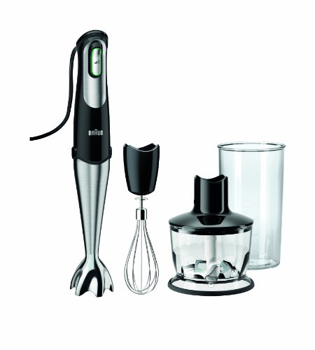 Braun MQ735 Sauce Multiquick 7 Mixer ad Immersione, Acciaio Inox, Nero