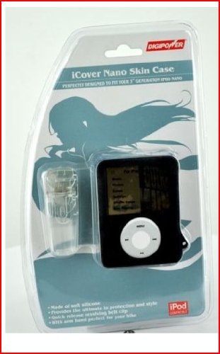 External hard drive:Ipod Nano BLACK Silicone Skin Case Cover With Arm Band